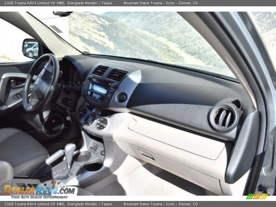 2008 Toyota RAV4 Limited V6 4WD Everglade Metallic / Taupe Photo #17