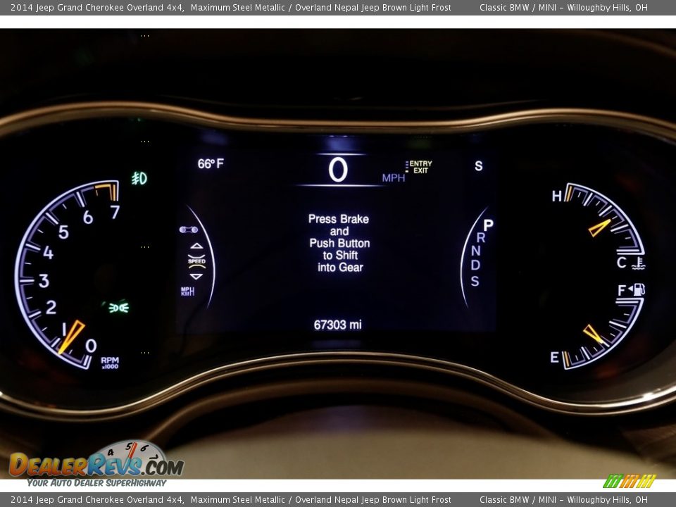 2014 Jeep Grand Cherokee Overland 4x4 Maximum Steel Metallic / Overland Nepal Jeep Brown Light Frost Photo #8