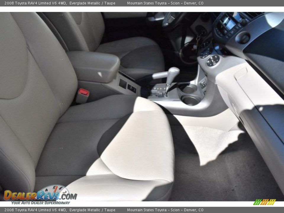 2008 Toyota RAV4 Limited V6 4WD Everglade Metallic / Taupe Photo #18