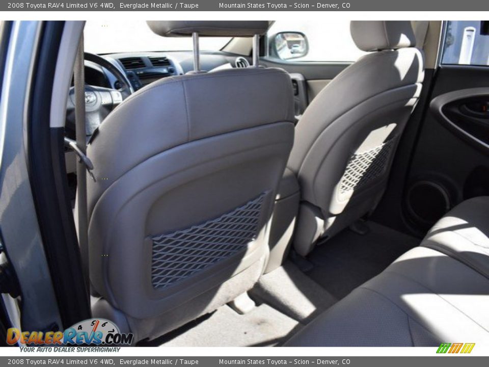 2008 Toyota RAV4 Limited V6 4WD Everglade Metallic / Taupe Photo #20