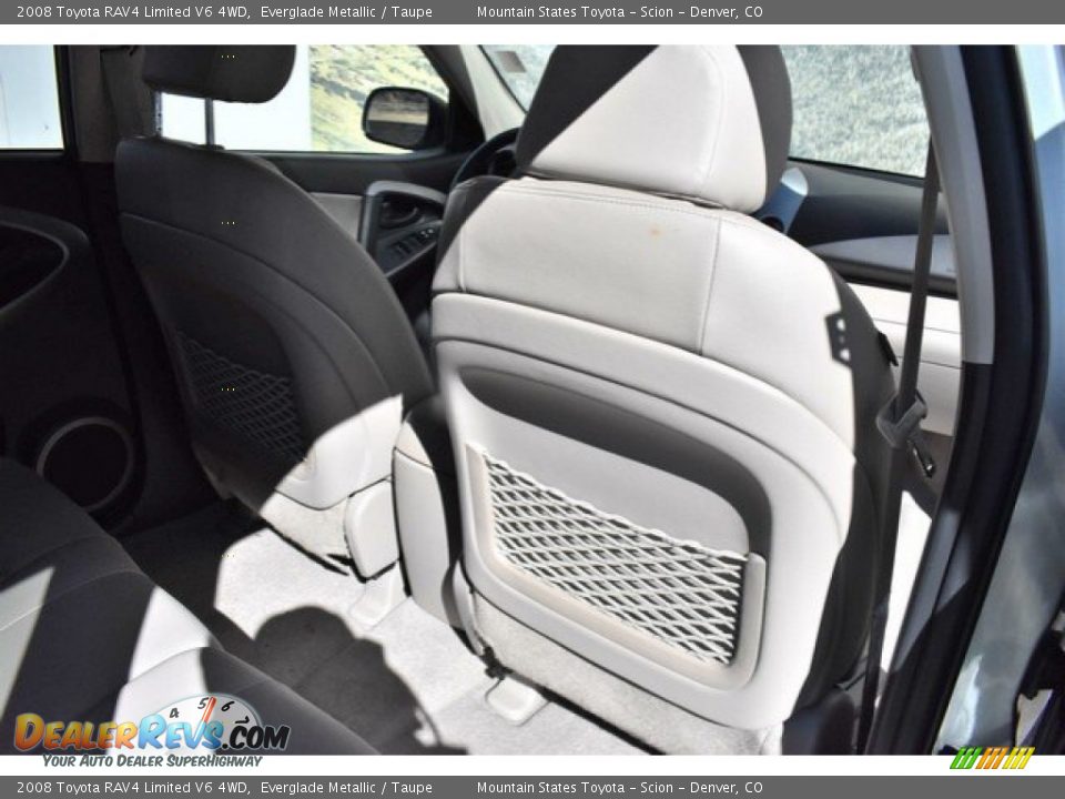 2008 Toyota RAV4 Limited V6 4WD Everglade Metallic / Taupe Photo #21