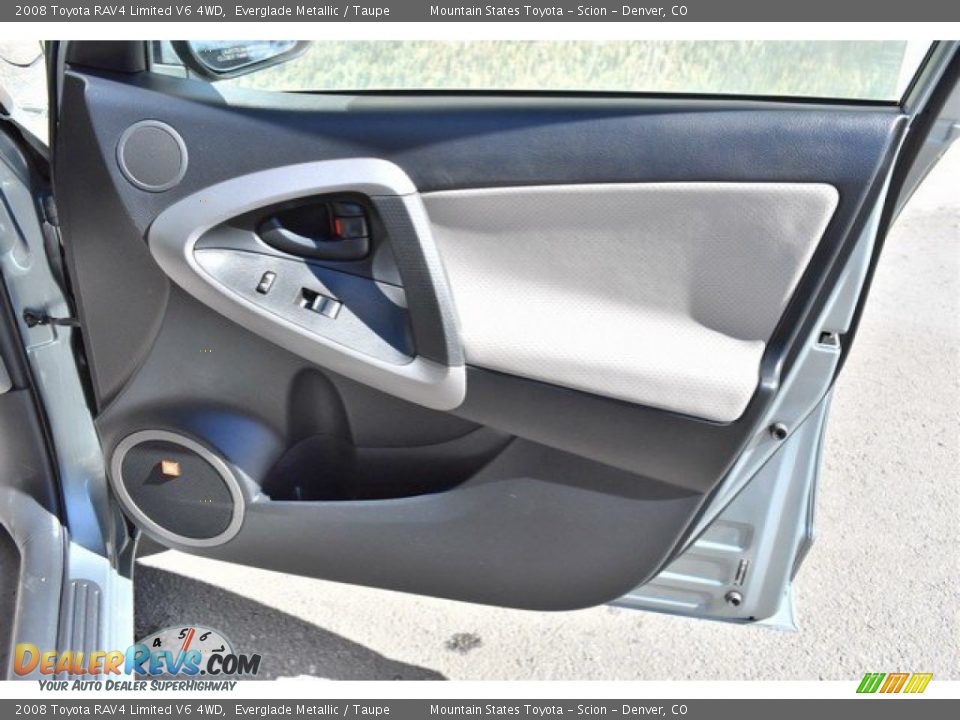 2008 Toyota RAV4 Limited V6 4WD Everglade Metallic / Taupe Photo #26