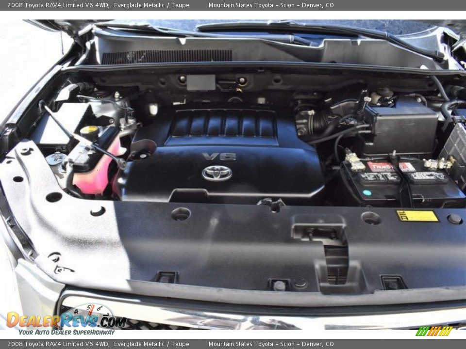 2008 Toyota RAV4 Limited V6 4WD Everglade Metallic / Taupe Photo #28