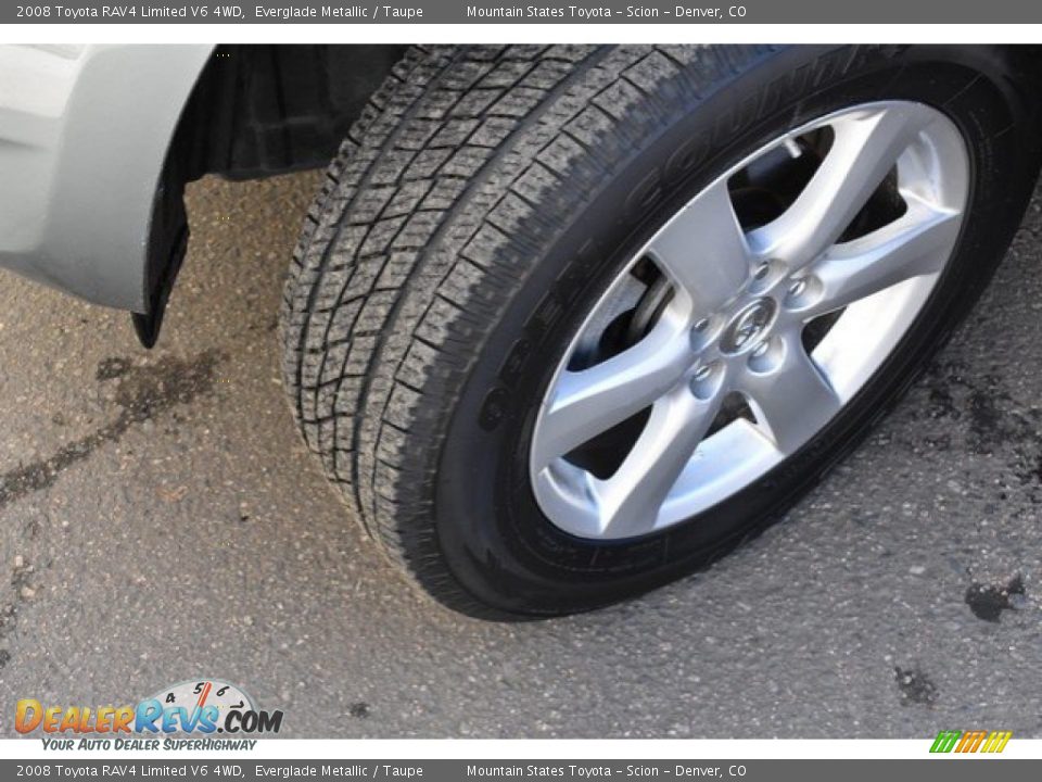 2008 Toyota RAV4 Limited V6 4WD Everglade Metallic / Taupe Photo #29