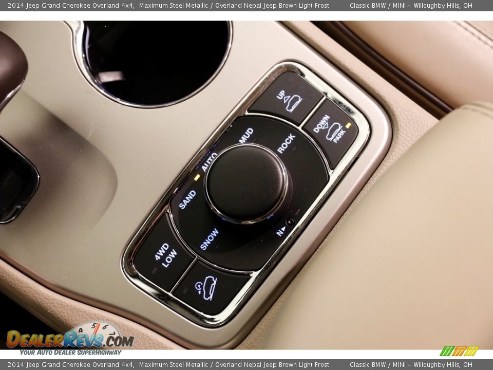2014 Jeep Grand Cherokee Overland 4x4 Maximum Steel Metallic / Overland Nepal Jeep Brown Light Frost Photo #18