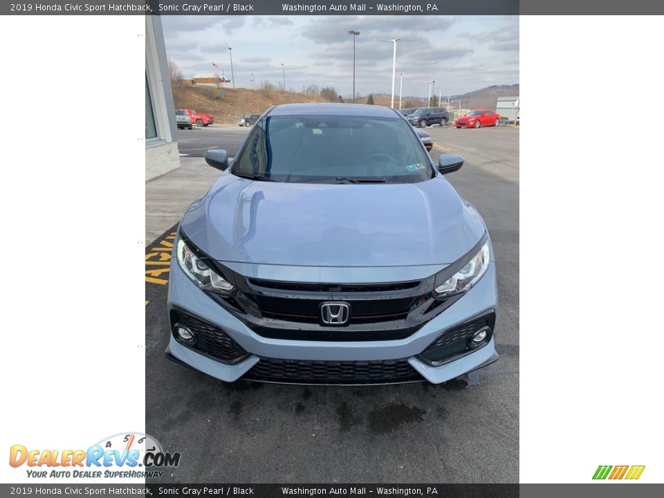 2019 Honda Civic Sport Hatchback Sonic Gray Pearl / Black Photo #3