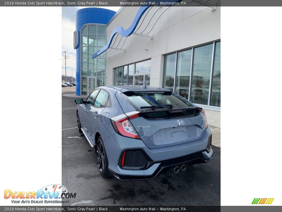 2019 Honda Civic Sport Hatchback Sonic Gray Pearl / Black Photo #7