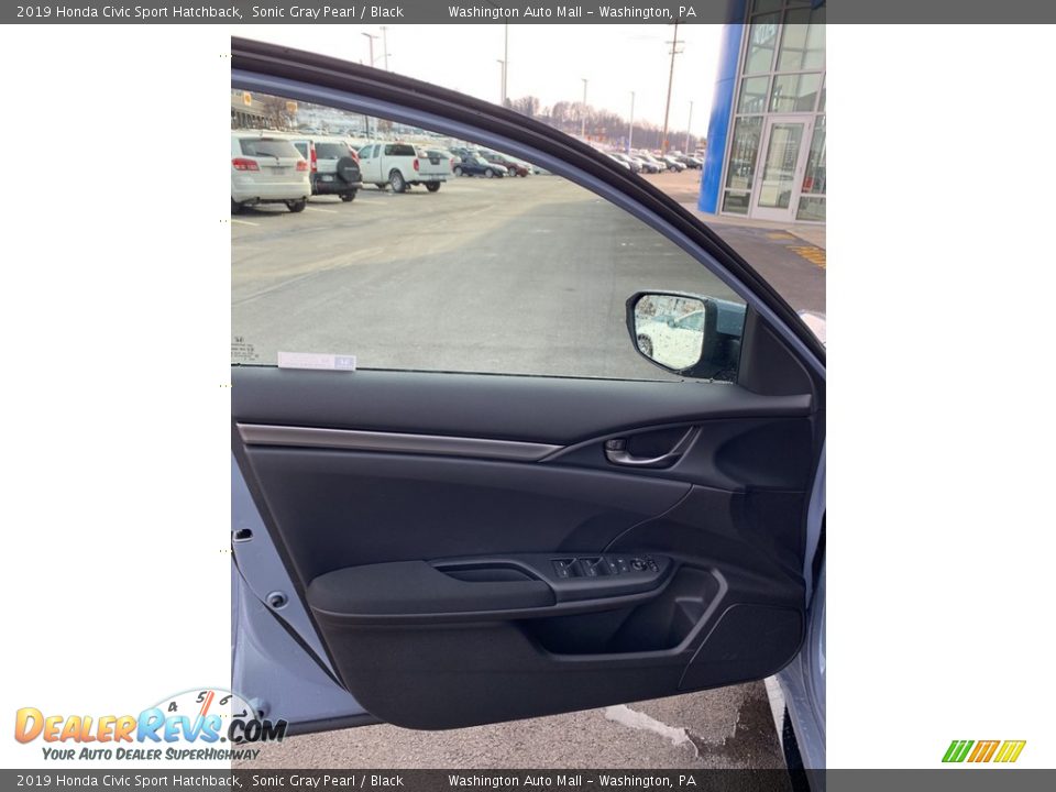 2019 Honda Civic Sport Hatchback Sonic Gray Pearl / Black Photo #8