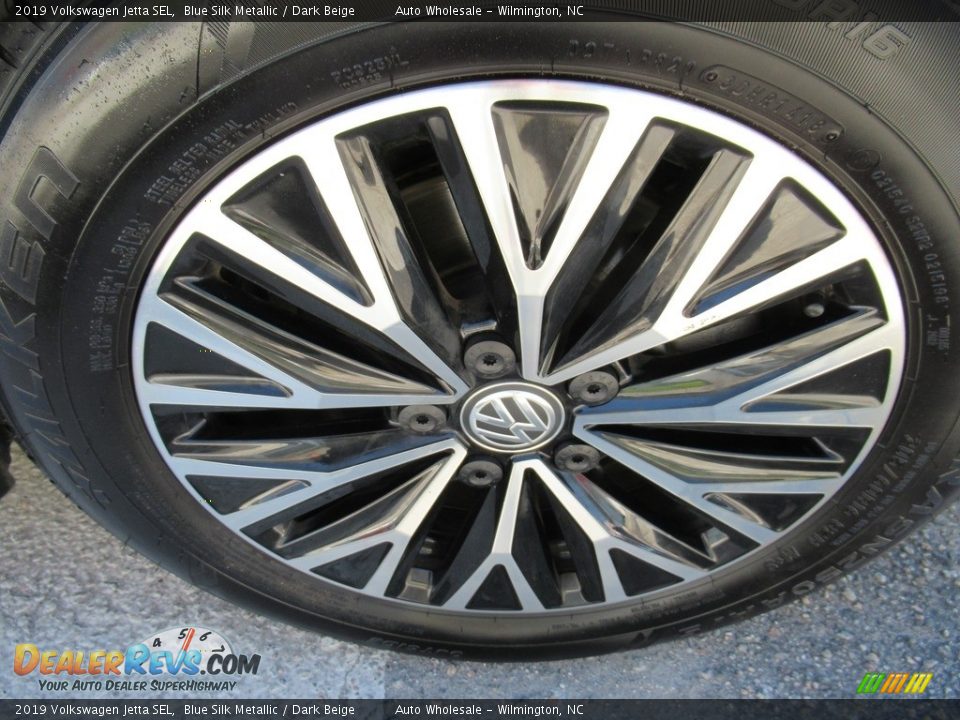 2019 Volkswagen Jetta SEL Blue Silk Metallic / Dark Beige Photo #7
