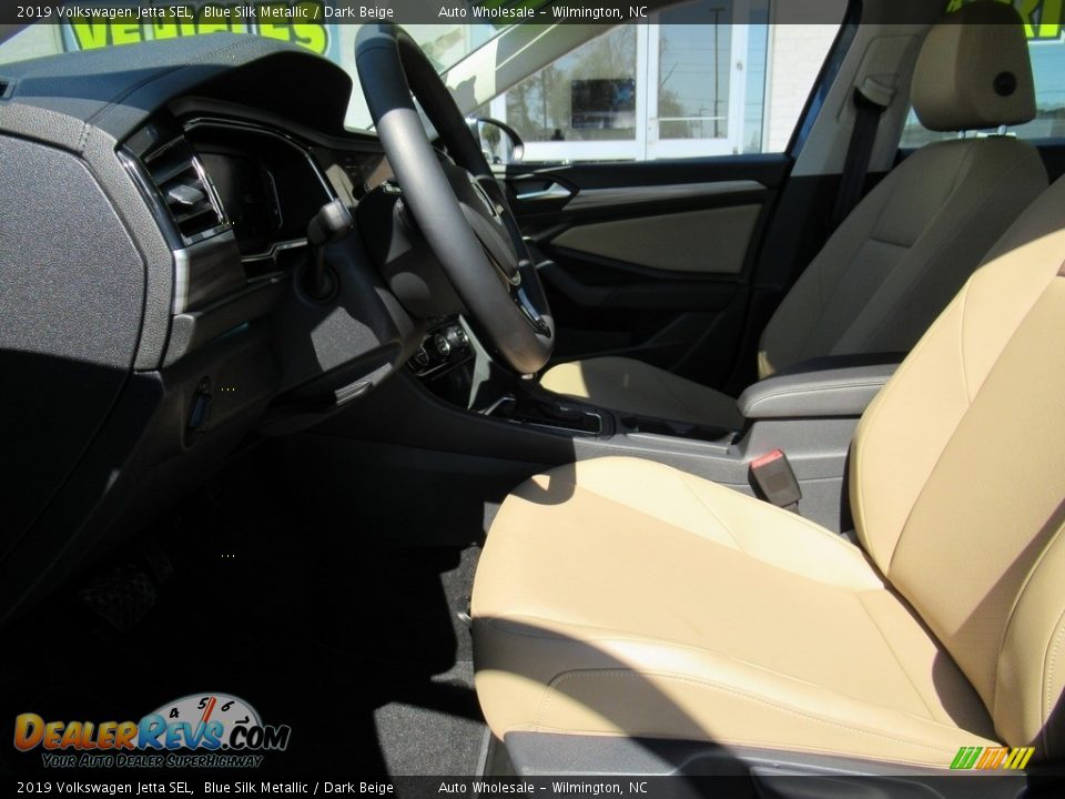 2019 Volkswagen Jetta SEL Blue Silk Metallic / Dark Beige Photo #10