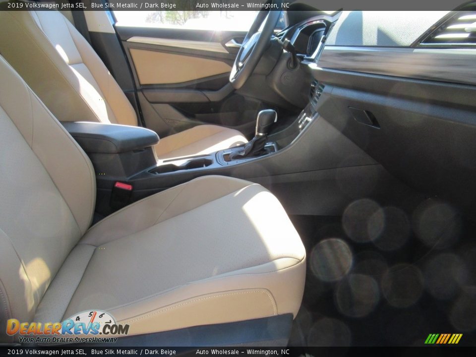 2019 Volkswagen Jetta SEL Blue Silk Metallic / Dark Beige Photo #12