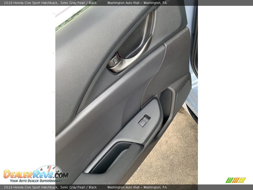 2019 Honda Civic Sport Hatchback Sonic Gray Pearl / Black Photo #17