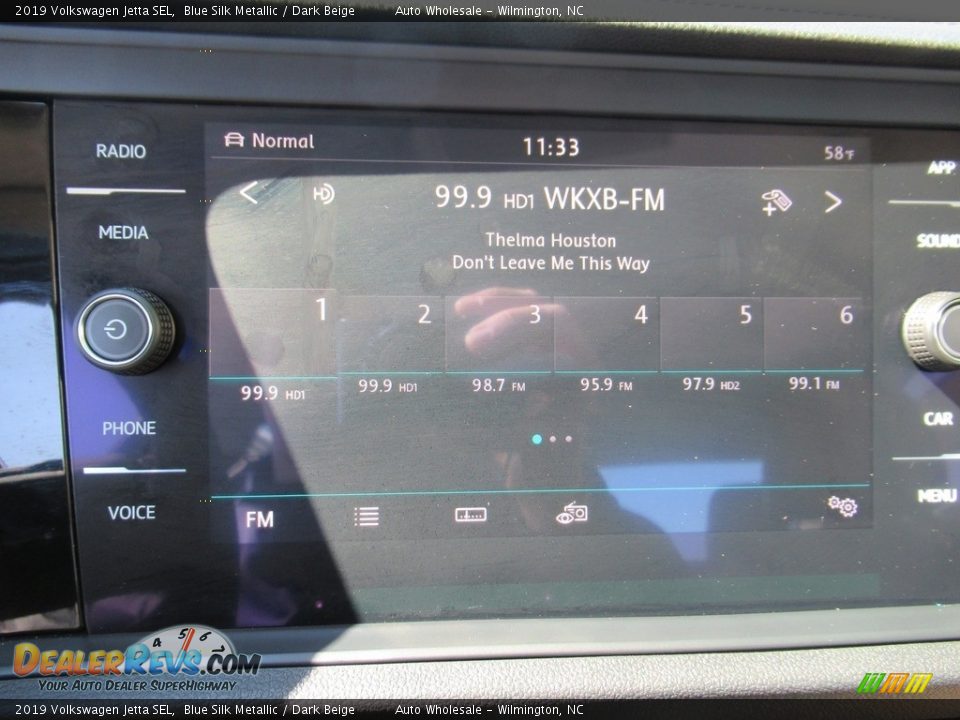 2019 Volkswagen Jetta SEL Blue Silk Metallic / Dark Beige Photo #17