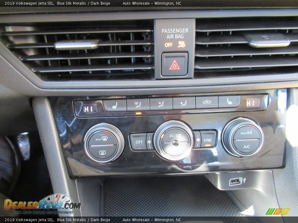 2019 Volkswagen Jetta SEL Blue Silk Metallic / Dark Beige Photo #19