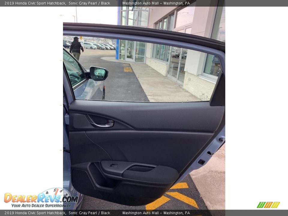 2019 Honda Civic Sport Hatchback Sonic Gray Pearl / Black Photo #23