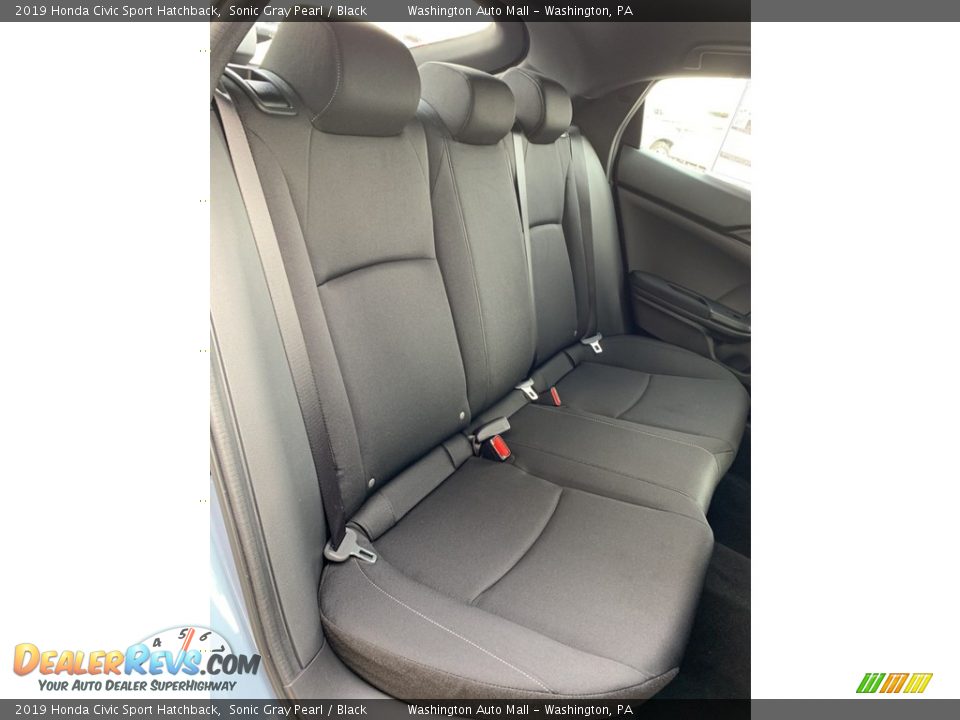 2019 Honda Civic Sport Hatchback Sonic Gray Pearl / Black Photo #24