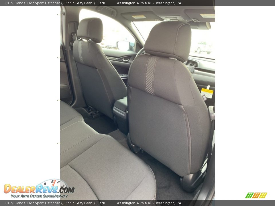 2019 Honda Civic Sport Hatchback Sonic Gray Pearl / Black Photo #25