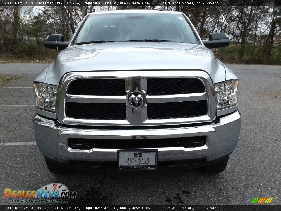 2018 Ram 2500 Tradesman Crew Cab 4x4 Bright Silver Metallic / Black/Diesel Gray Photo #3