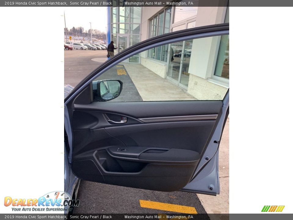 2019 Honda Civic Sport Hatchback Sonic Gray Pearl / Black Photo #26