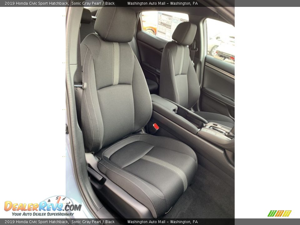 2019 Honda Civic Sport Hatchback Sonic Gray Pearl / Black Photo #27