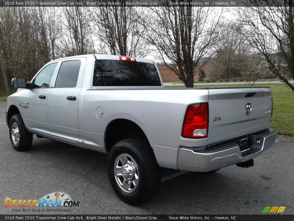 2018 Ram 2500 Tradesman Crew Cab 4x4 Bright Silver Metallic / Black/Diesel Gray Photo #8