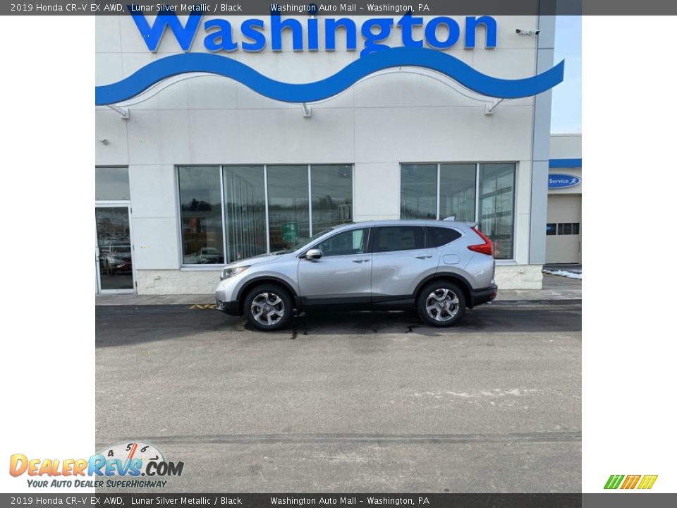 2019 Honda CR-V EX AWD Lunar Silver Metallic / Black Photo #1