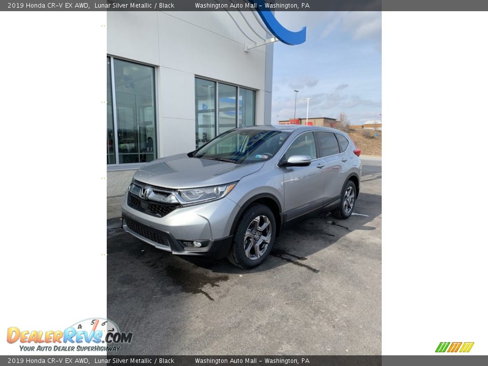2019 Honda CR-V EX AWD Lunar Silver Metallic / Black Photo #2