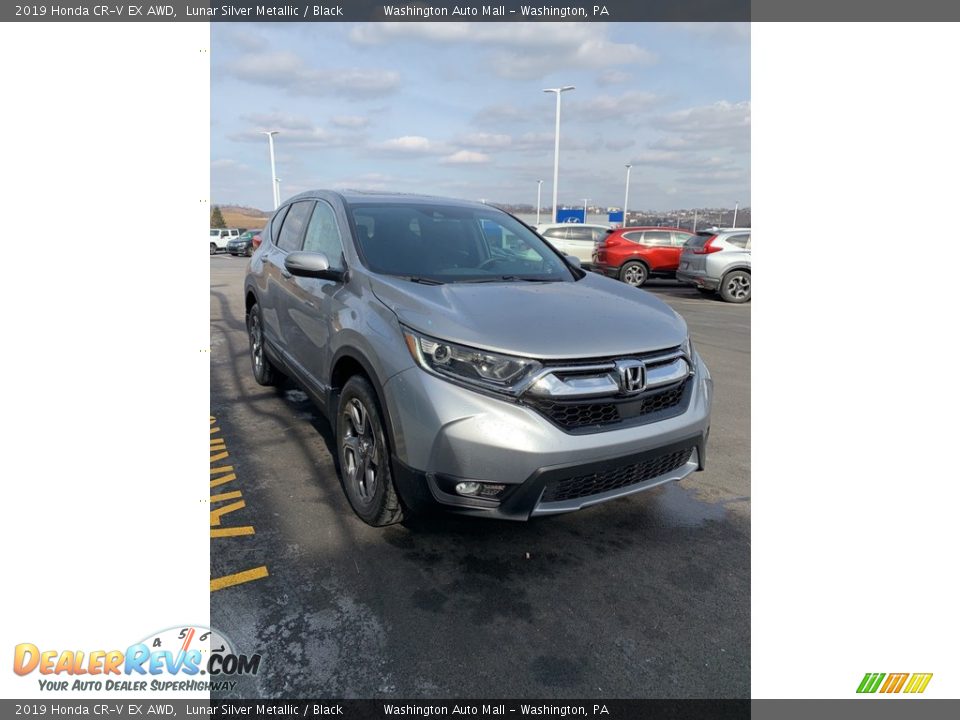 2019 Honda CR-V EX AWD Lunar Silver Metallic / Black Photo #4