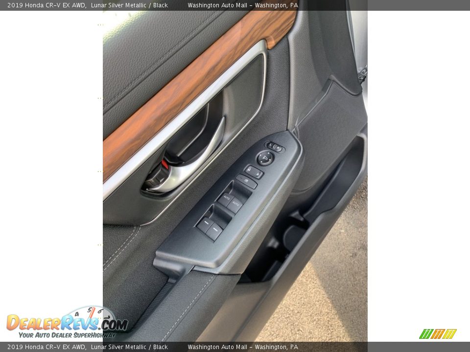 2019 Honda CR-V EX AWD Lunar Silver Metallic / Black Photo #9