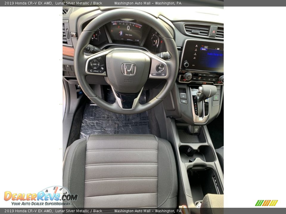 2019 Honda CR-V EX AWD Lunar Silver Metallic / Black Photo #11