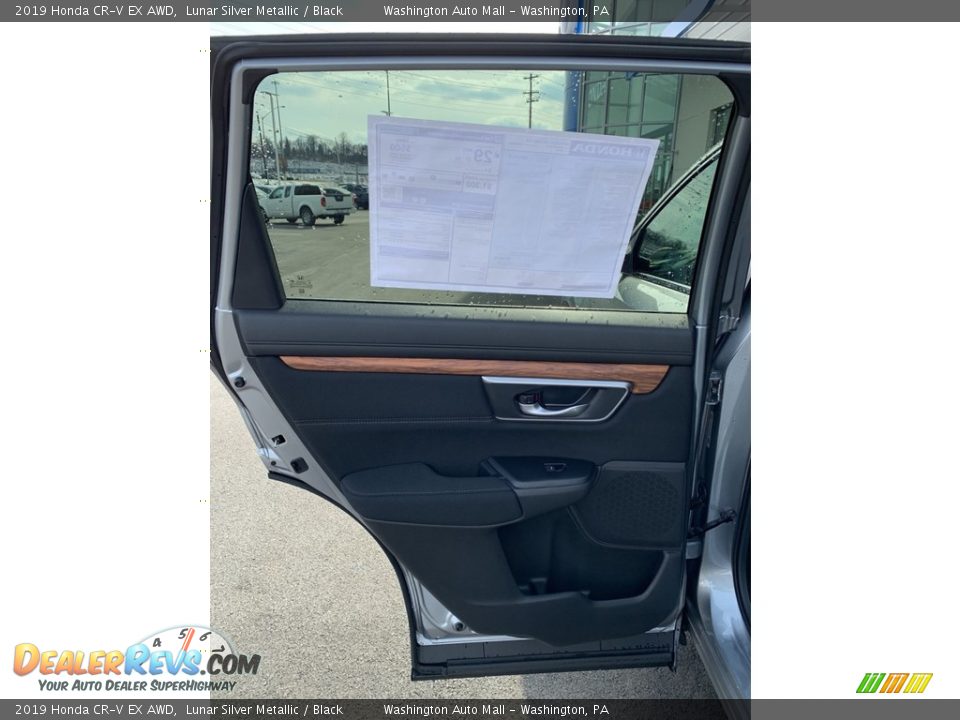 2019 Honda CR-V EX AWD Lunar Silver Metallic / Black Photo #16