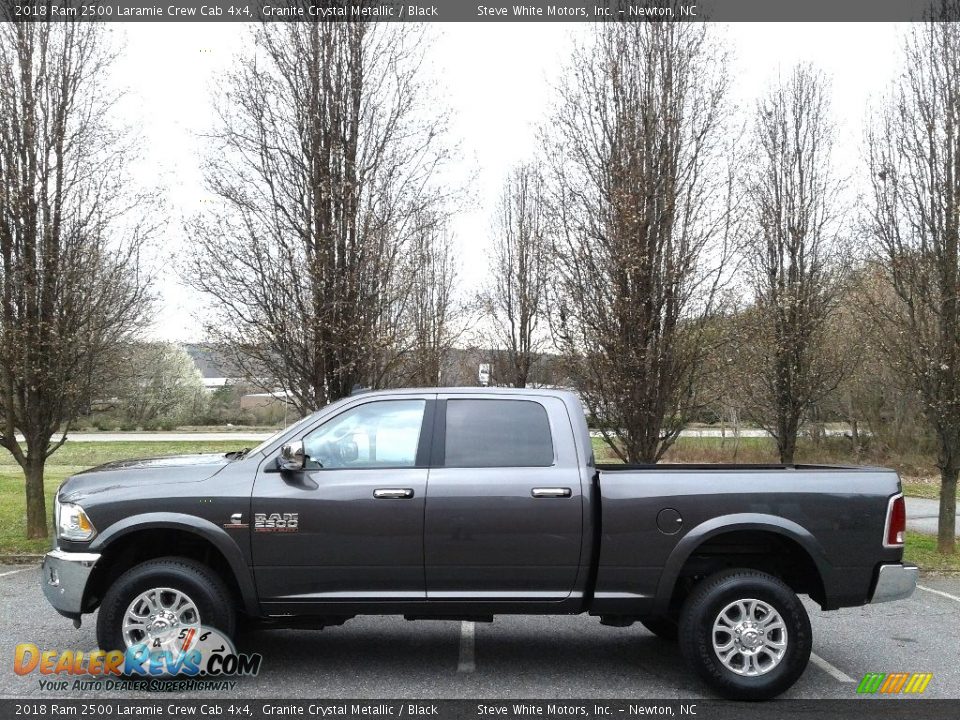 2018 Ram 2500 Laramie Crew Cab 4x4 Granite Crystal Metallic / Black Photo #1