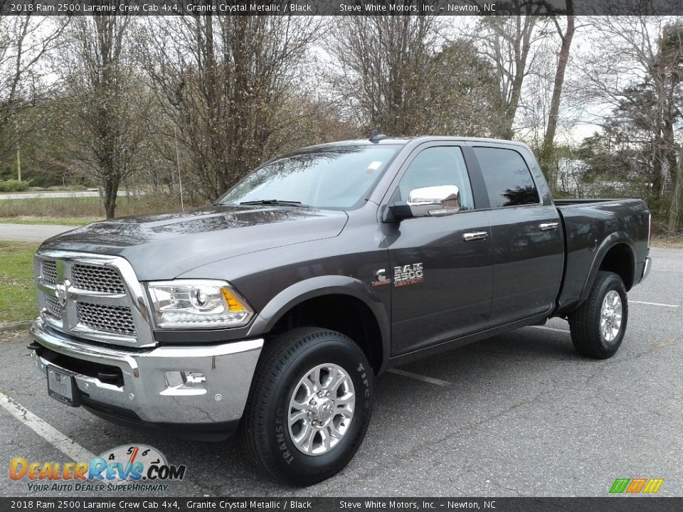 2018 Ram 2500 Laramie Crew Cab 4x4 Granite Crystal Metallic / Black Photo #2