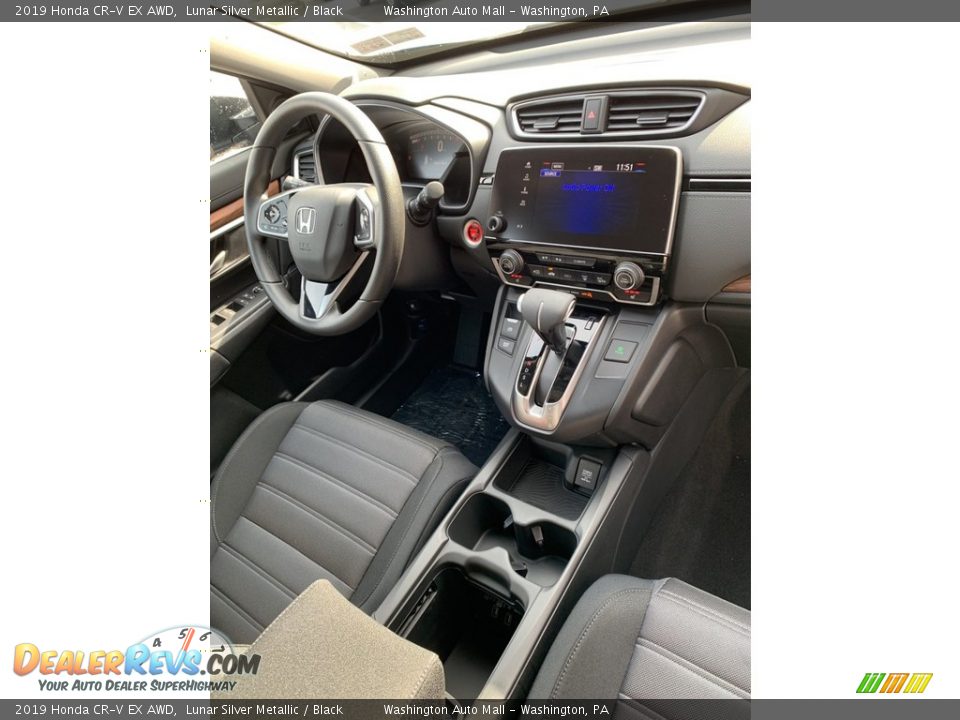 2019 Honda CR-V EX AWD Lunar Silver Metallic / Black Photo #29
