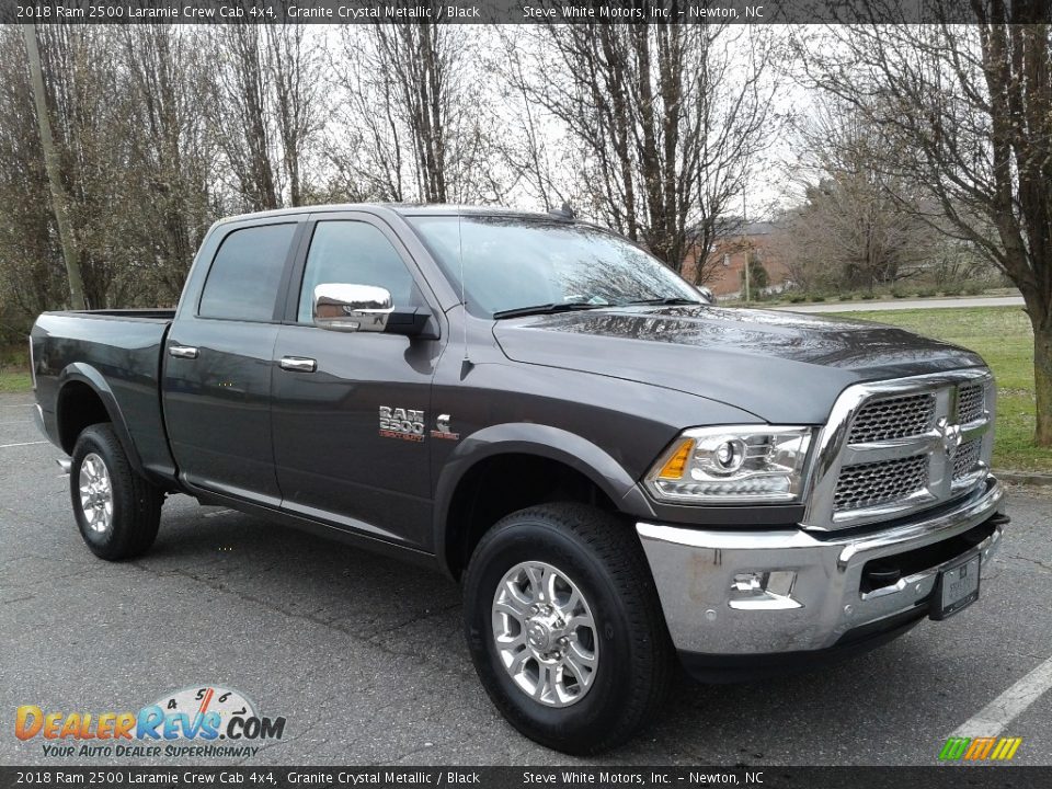 2018 Ram 2500 Laramie Crew Cab 4x4 Granite Crystal Metallic / Black Photo #4