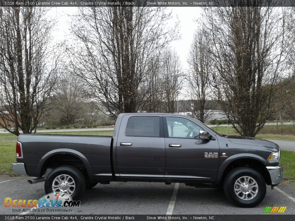 2018 Ram 2500 Laramie Crew Cab 4x4 Granite Crystal Metallic / Black Photo #5