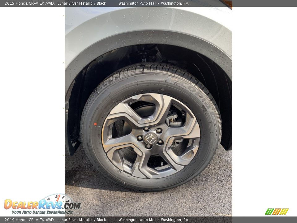 2019 Honda CR-V EX AWD Lunar Silver Metallic / Black Photo #32