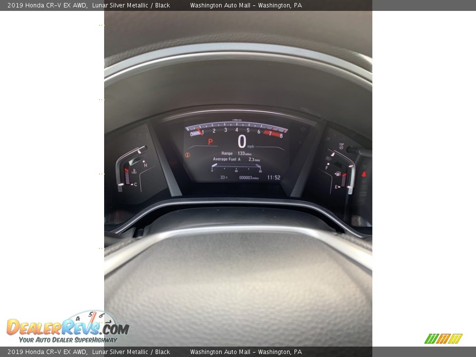 2019 Honda CR-V EX AWD Lunar Silver Metallic / Black Photo #33