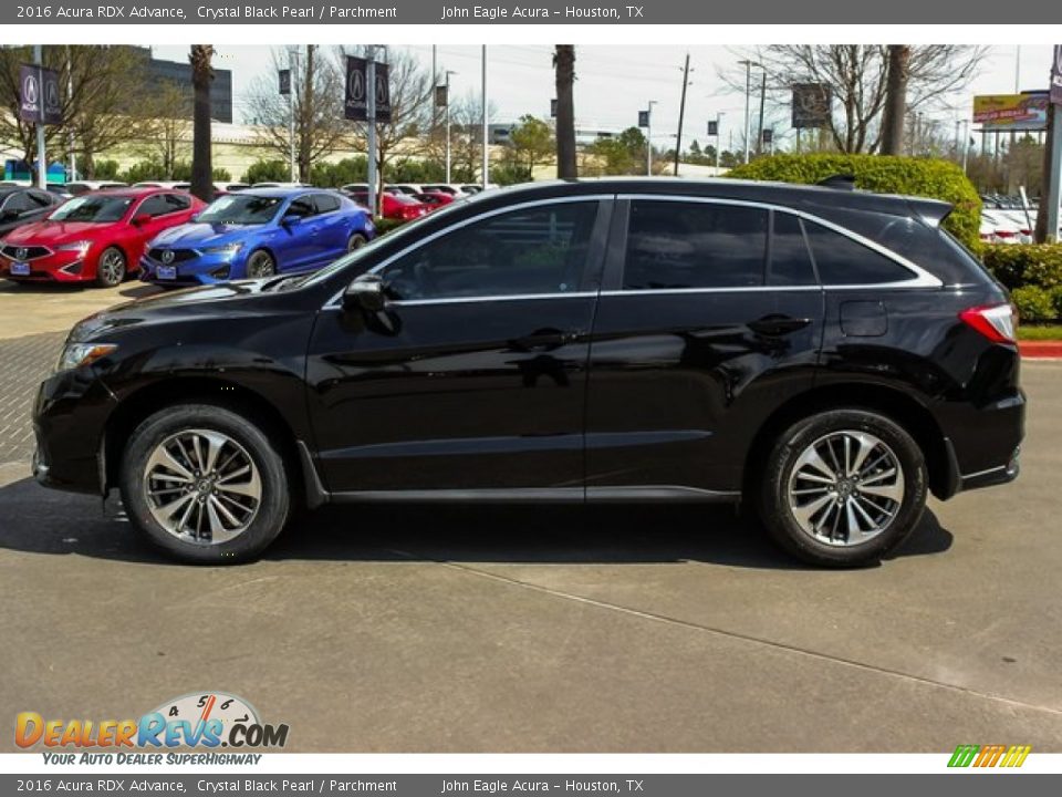 2016 Acura RDX Advance Crystal Black Pearl / Parchment Photo #4