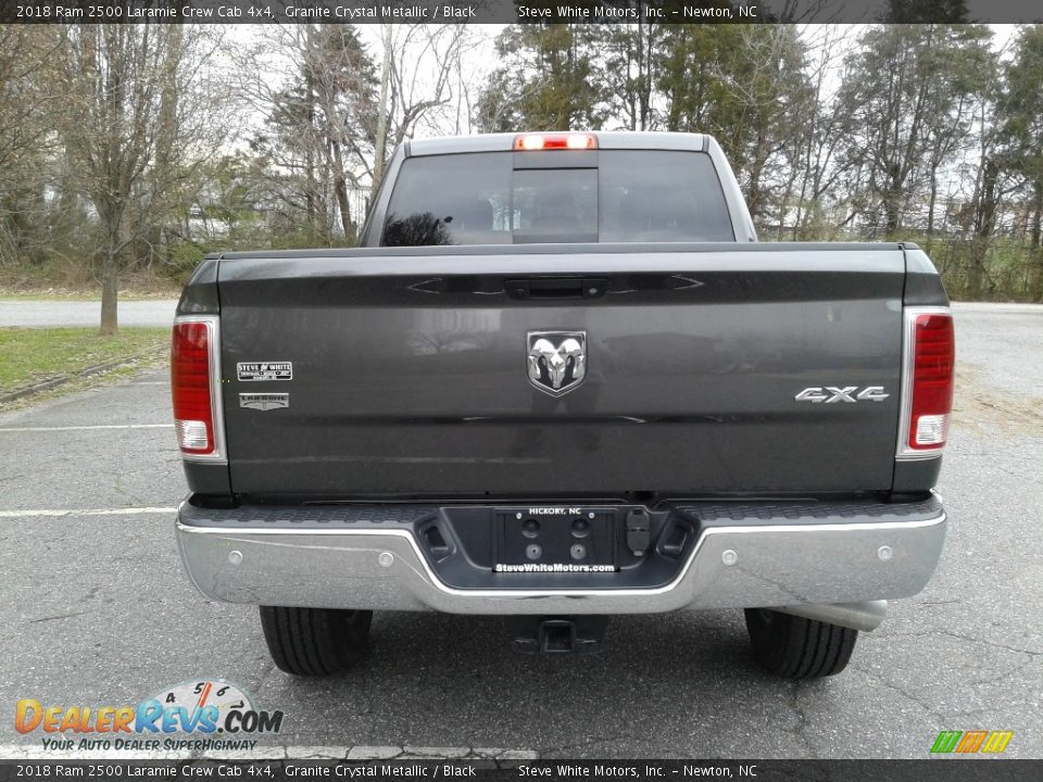 2018 Ram 2500 Laramie Crew Cab 4x4 Granite Crystal Metallic / Black Photo #7