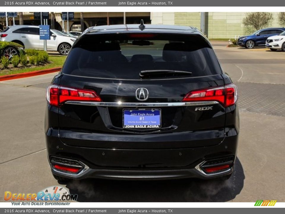 2016 Acura RDX Advance Crystal Black Pearl / Parchment Photo #6