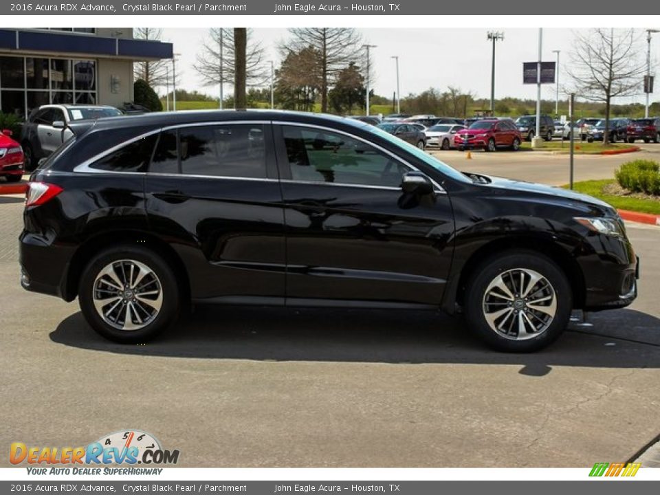 2016 Acura RDX Advance Crystal Black Pearl / Parchment Photo #8