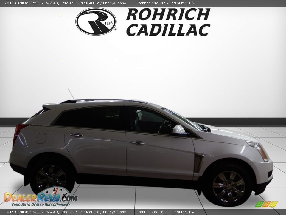 2015 Cadillac SRX Luxury AWD Radiant Silver Metallic / Ebony/Ebony Photo #6