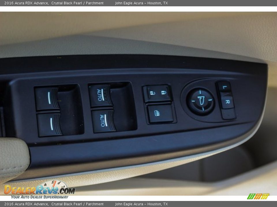 2016 Acura RDX Advance Crystal Black Pearl / Parchment Photo #12
