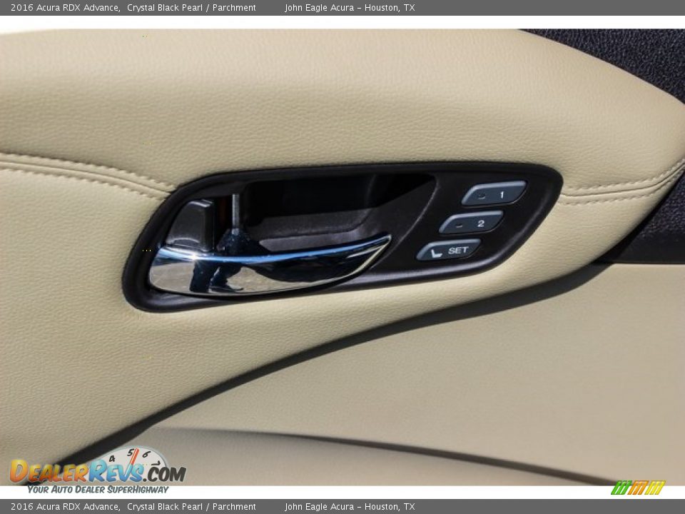 2016 Acura RDX Advance Crystal Black Pearl / Parchment Photo #13