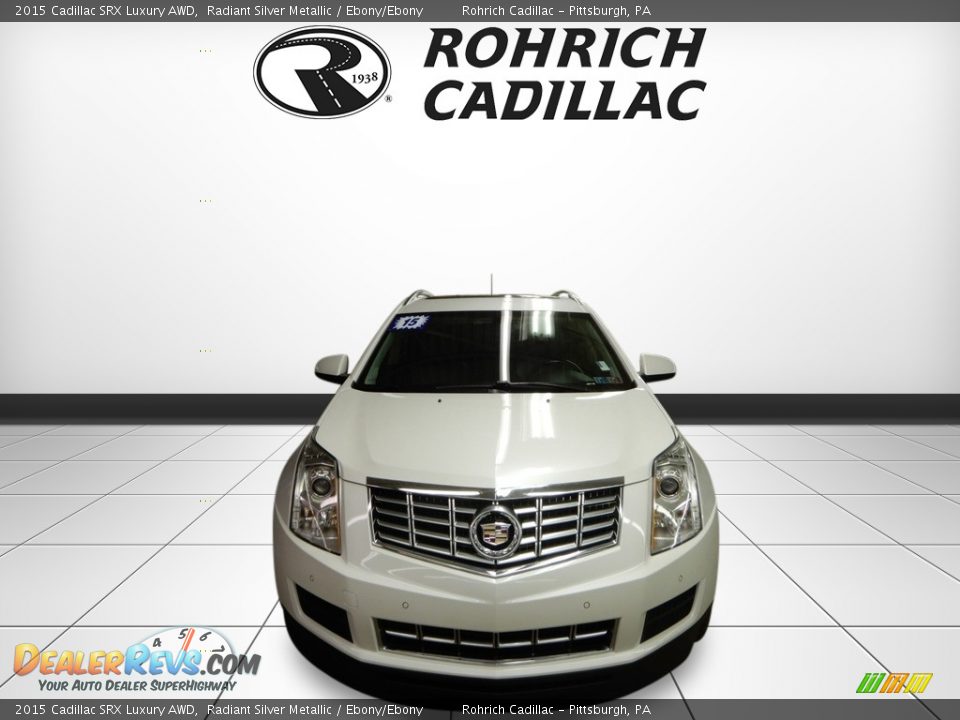 2015 Cadillac SRX Luxury AWD Radiant Silver Metallic / Ebony/Ebony Photo #8