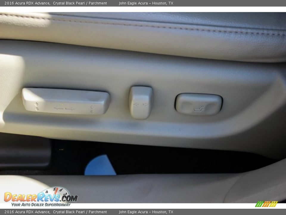 2016 Acura RDX Advance Crystal Black Pearl / Parchment Photo #14