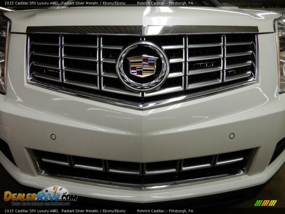 2015 Cadillac SRX Luxury AWD Radiant Silver Metallic / Ebony/Ebony Photo #9