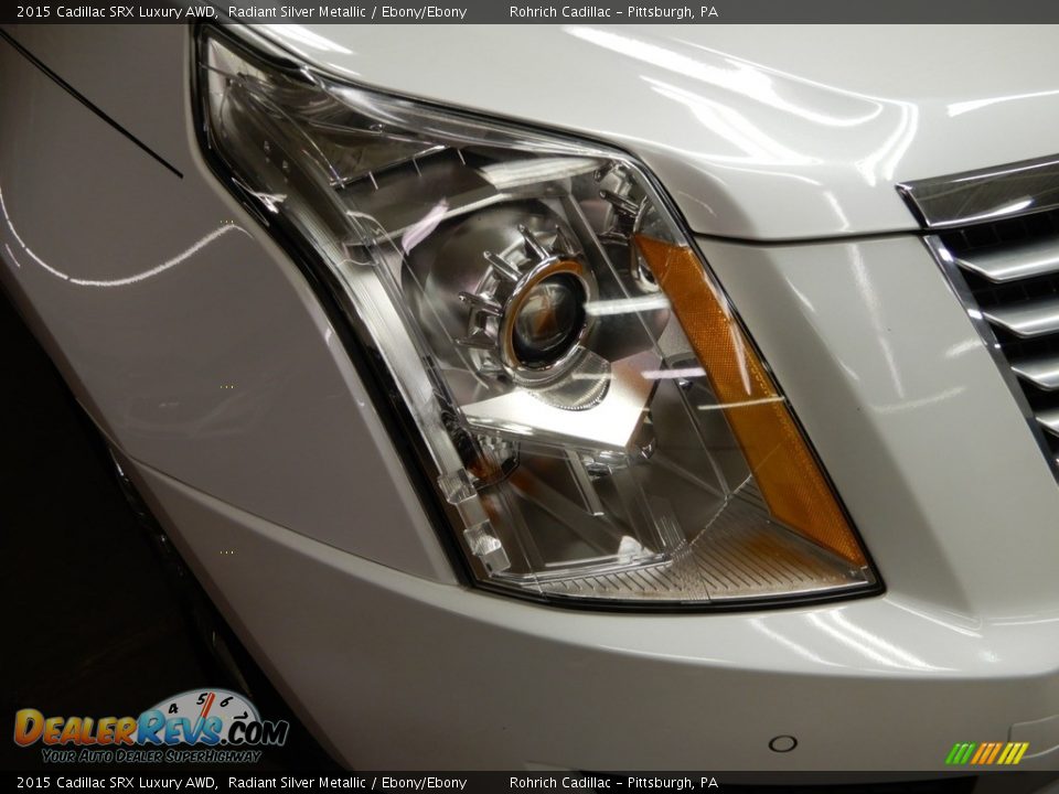 2015 Cadillac SRX Luxury AWD Radiant Silver Metallic / Ebony/Ebony Photo #10