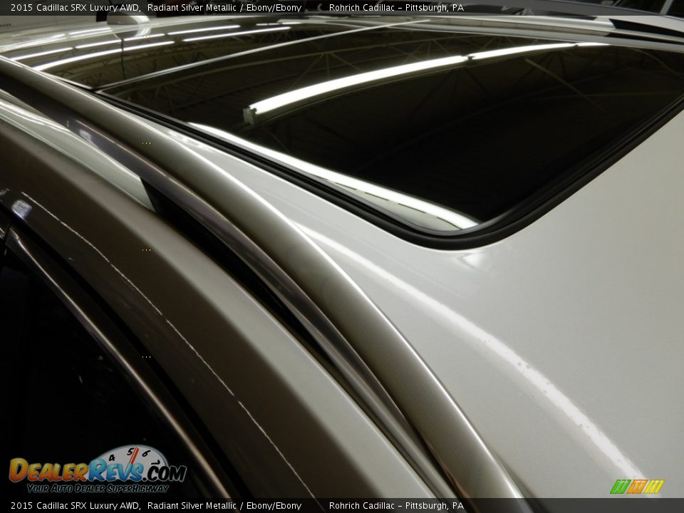2015 Cadillac SRX Luxury AWD Radiant Silver Metallic / Ebony/Ebony Photo #14